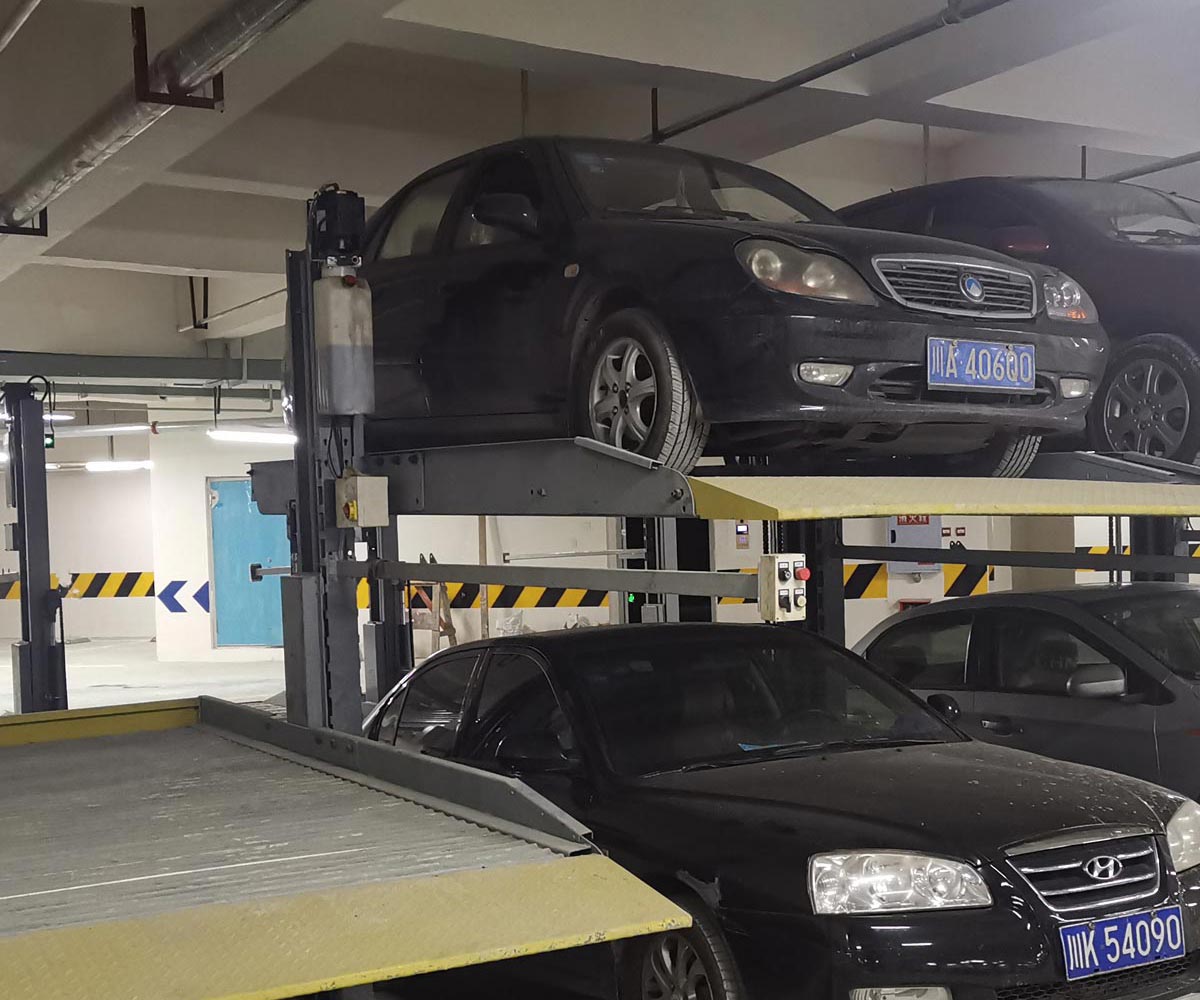 大方雙層簡(jiǎn)易式機(jī)械停車設(shè)備改造