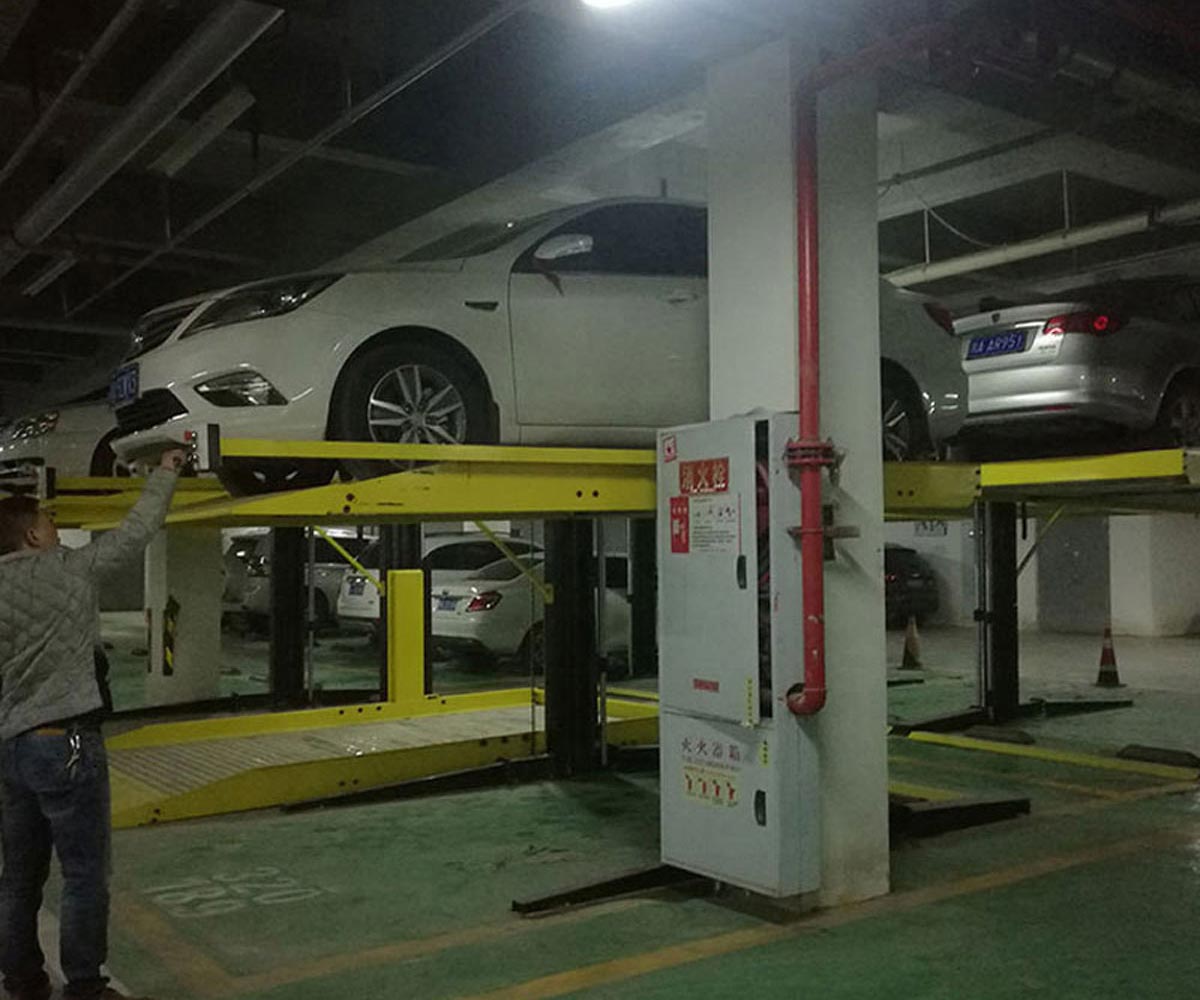 七星關(guān)雙層升降式停車位過驗(yàn)收