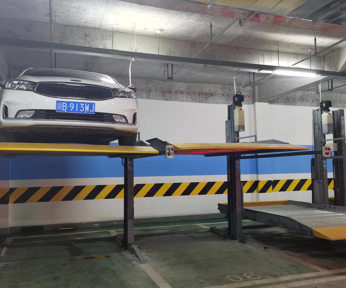 威寧三層升降平移機械停車場過規(guī)劃