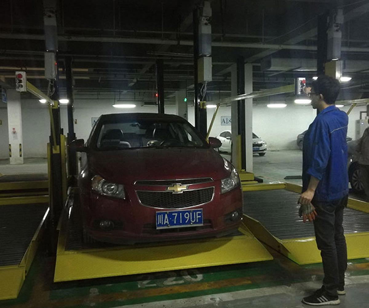 安龍兩層簡易類機械停車庫回收