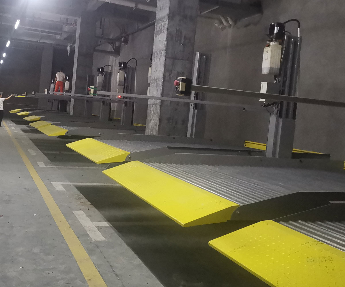 印江雙層PSH型機械立體車庫安裝