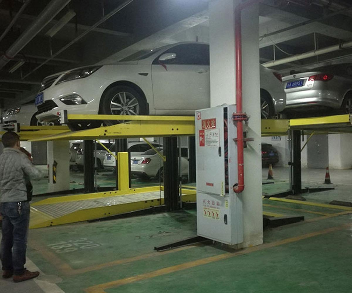 岑鞏兩層升降平移機械車位維保