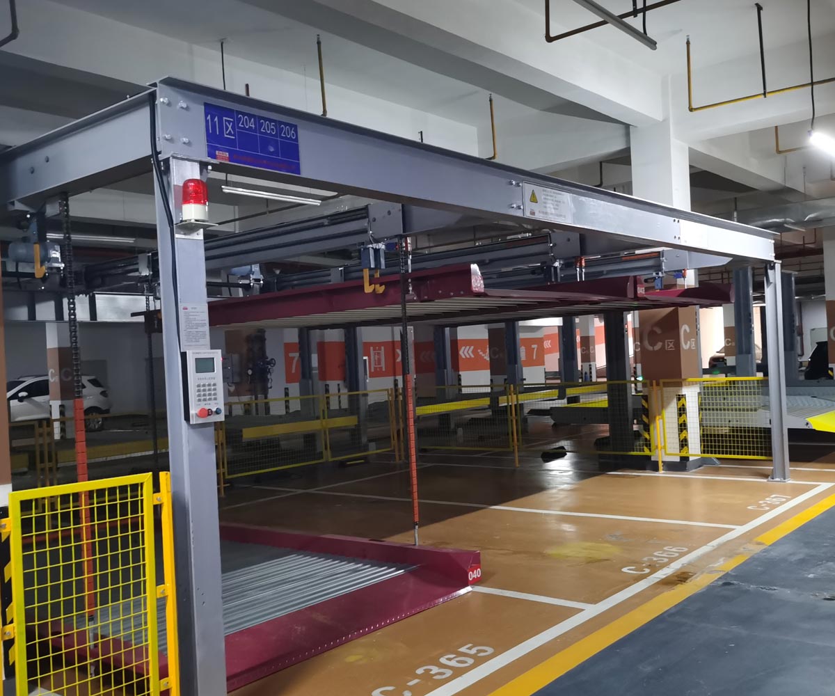 黔西南四柱式簡易升降立體車庫設備