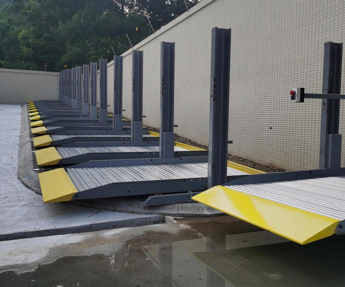 織金立體車(chē)庫(kù)位停泊應(yīng)用情況