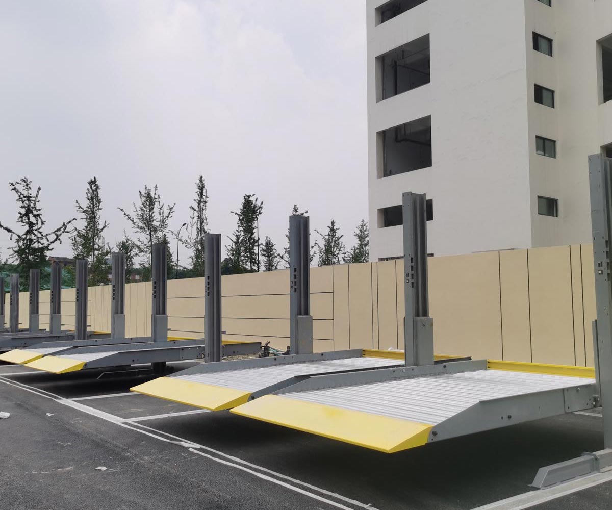 三都水自走式鋼架活動承臺板立體車庫