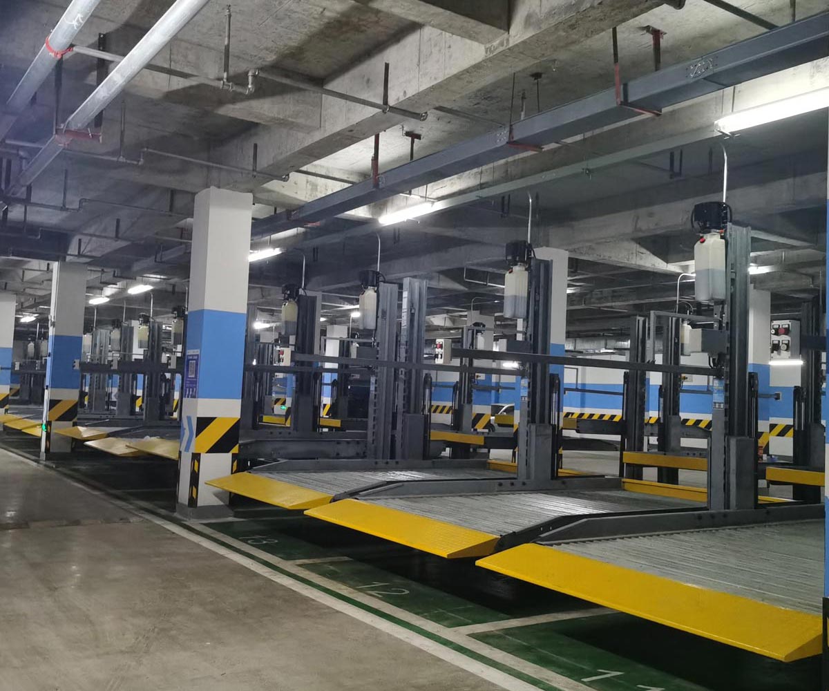 從江機械立體停車庫的具體運行