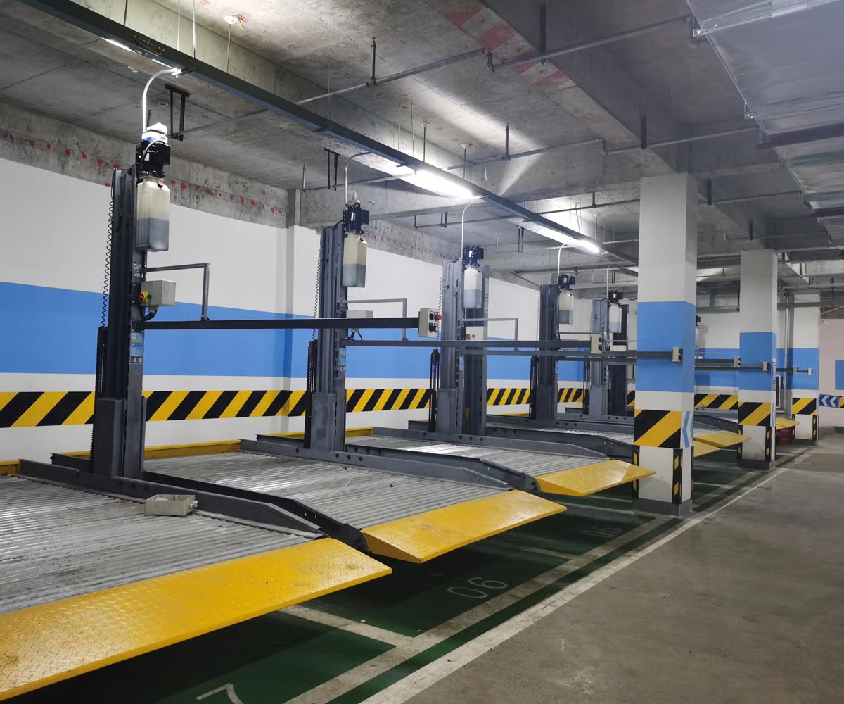 岑鞏地下室簡易升降機械停車庫