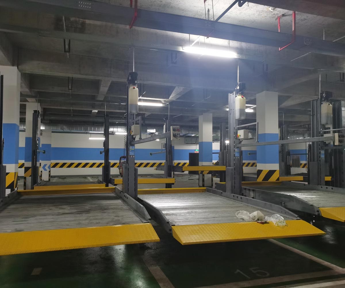 威寧兩柱簡易式機械立體停車設(shè)備