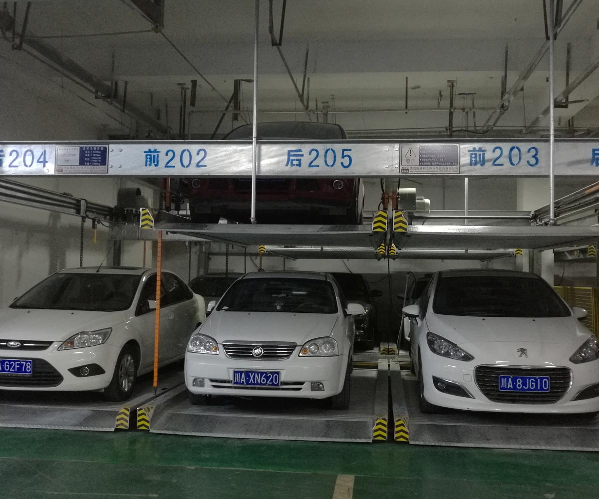 紫云九層升降橫移式機械車庫