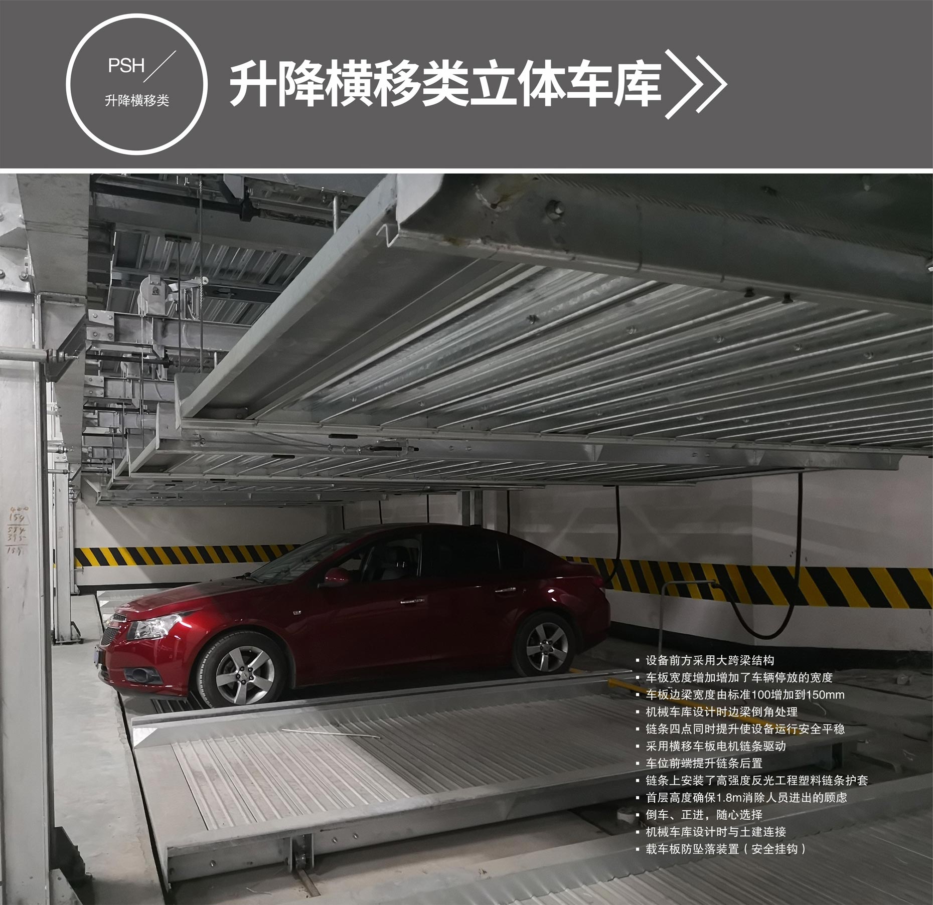 4柱機(jī)械停車回購升降橫移式立體車庫
